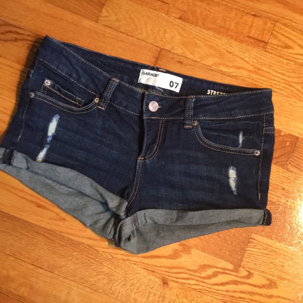 Dark Wash Jean Shorts